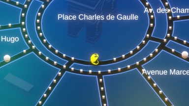 Bring the real world map to the game stage with Google Maps Platform  Cooperated in the planning and development of “PAC-MAN GEO”, An application  for the App Store and Google Play™ 